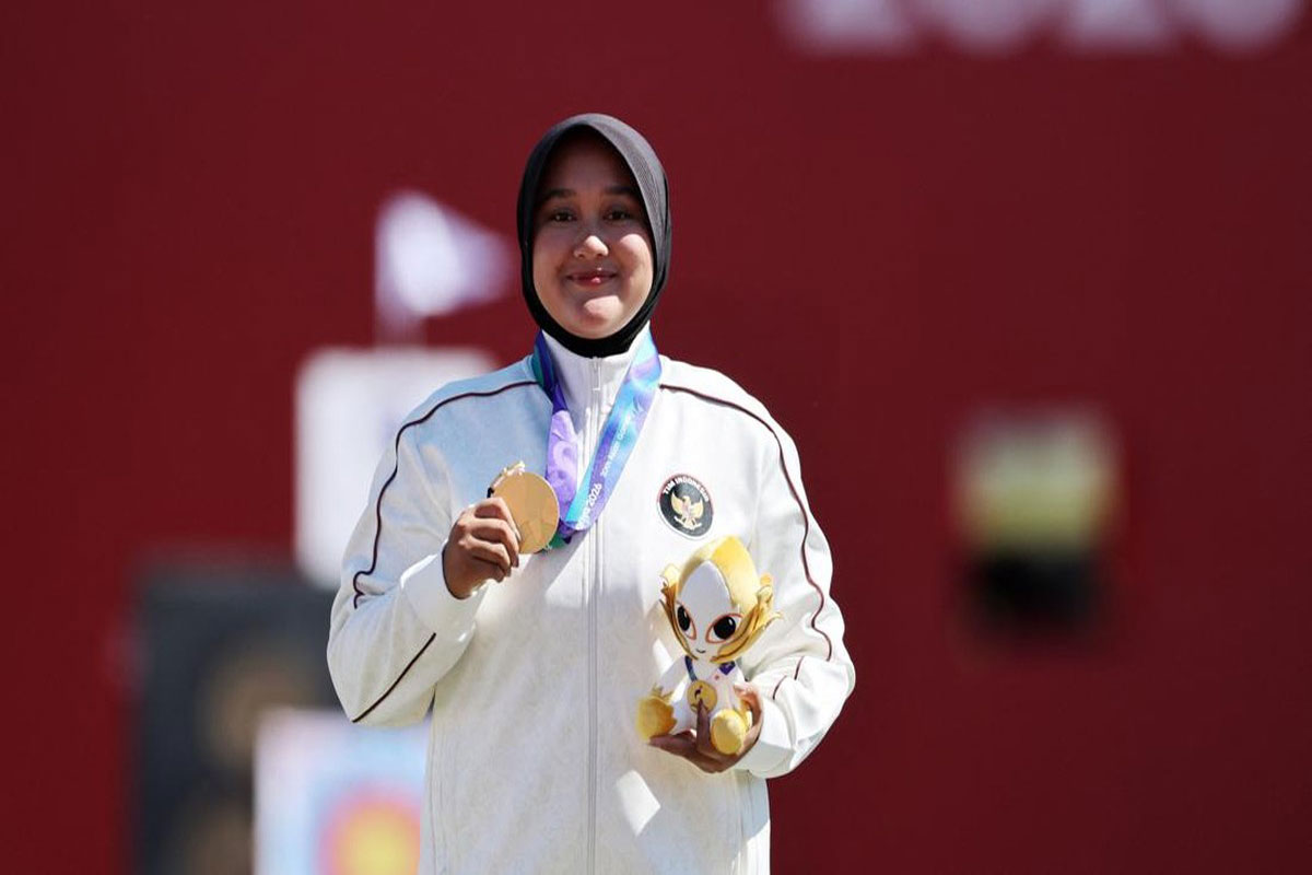 Nurisa Sumbang Emas Kelima Indonesia di Nomor Compound Panahan Asian Games 2026