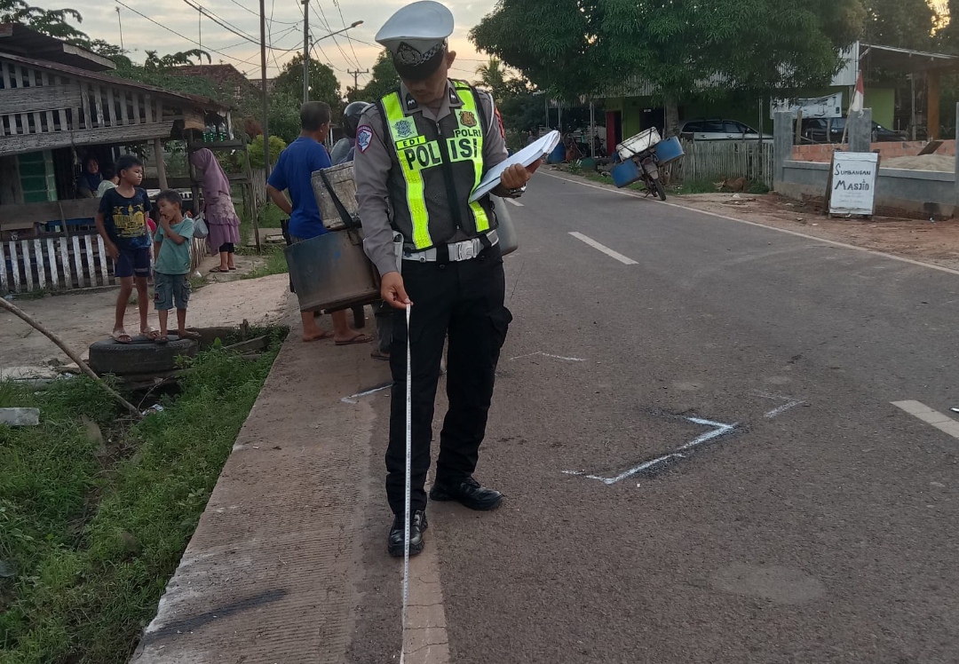 Polisi Selidiki Kecelakaan Maut di Pangkalan Lampam yang Dipicu Dugaan Pecah Ban