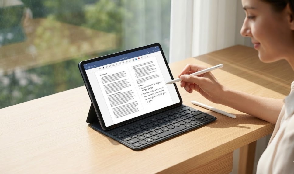 Solusi Mata Lelah 2026: Layar Anti Silau Huawei MatePad 12X Enak Dipakai Lama 