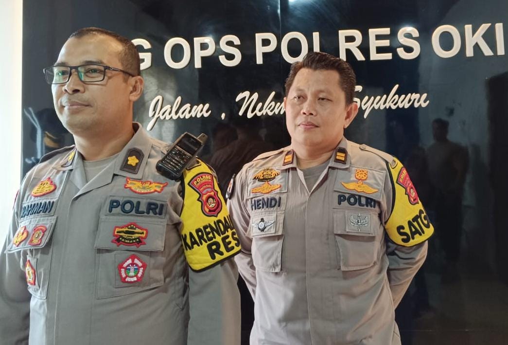 Polres OKI Lakukan Penguatan Personel di Lokasi Tipsani Pasca Penyerangan 2 Anggota Polsek Tulung Selapan