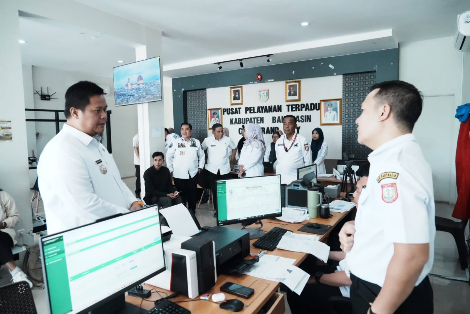 Sekda Banyuasin Sidak Pelayanan Publik di Hari Pertama Usai Lebaran