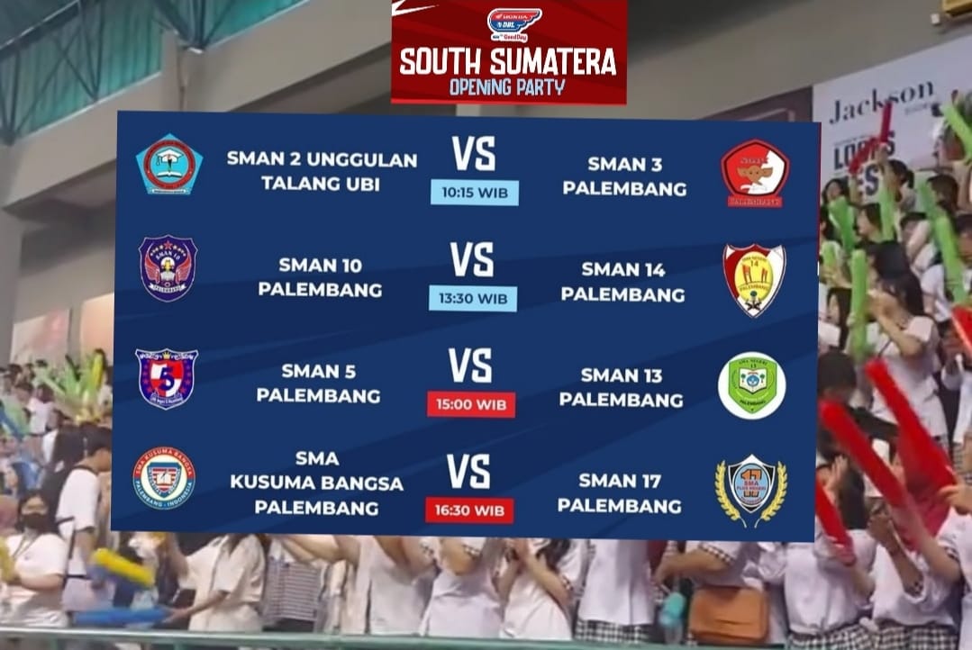 ADU GENGSI Pelajar Sumsel, Honda DBL with Kopi Good Day 2025 South Sumatera Series Resmi Dimulai