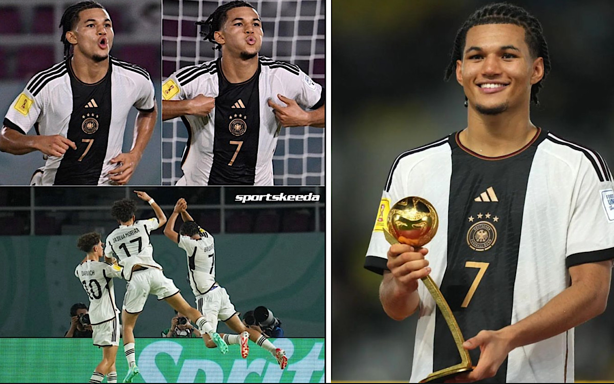 Pemain Jerman yang Mengidolakan Ronaldo dan Selebrasi Siu di Final Terpilih Pemain Terbaik Piala Dunia U-17