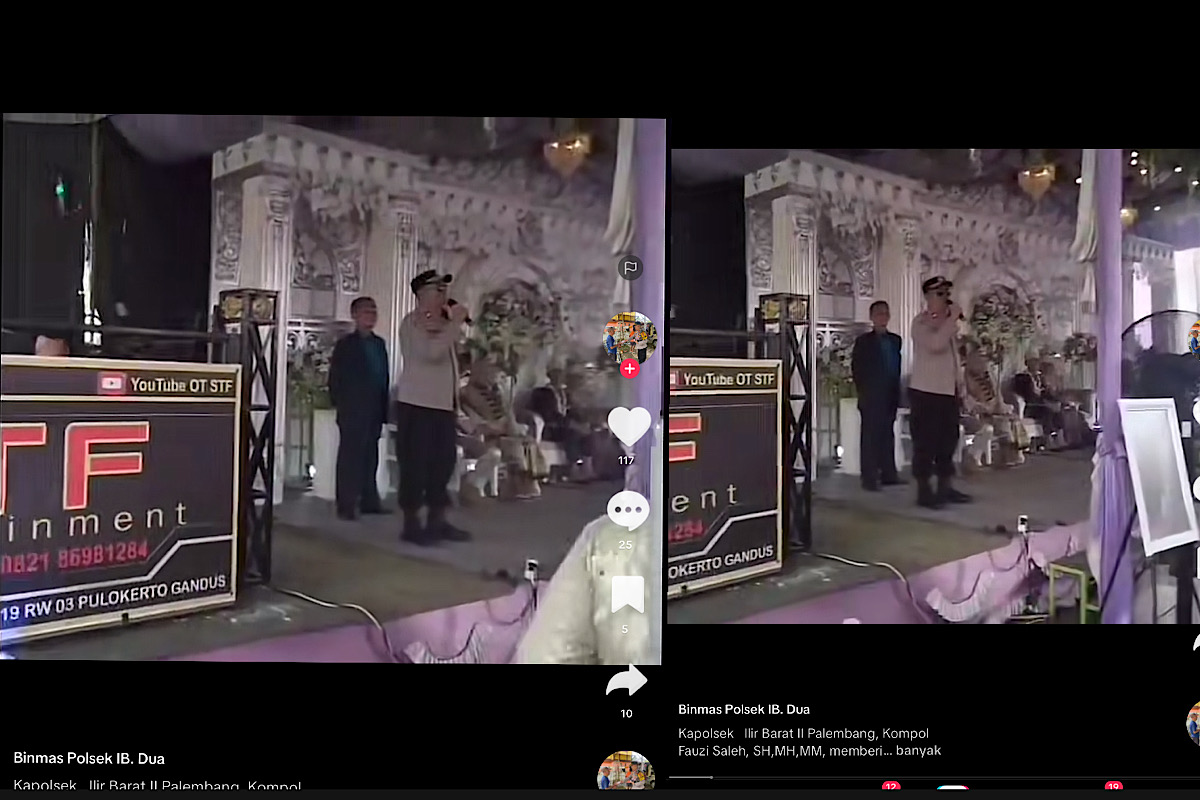 Turun Langsung ke Lokasi Hajatan Kapolsek IB II Minta Jangan Ada Musik Remix