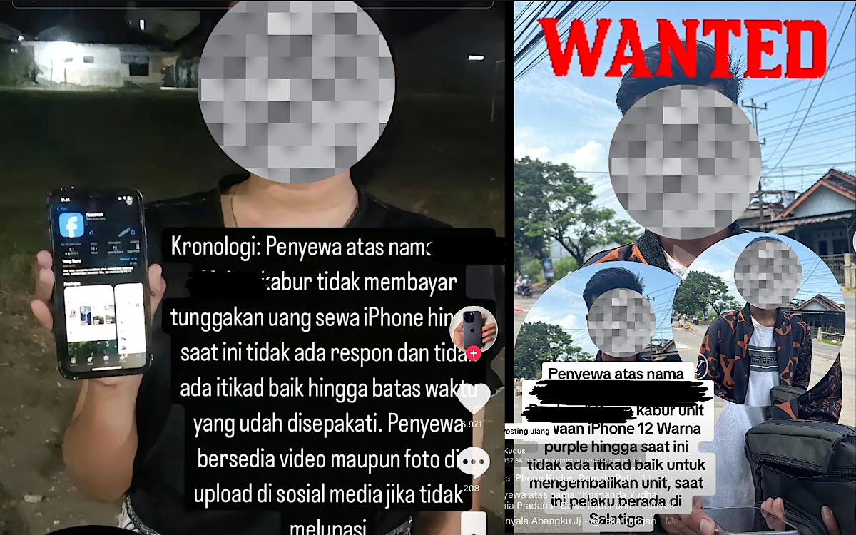 Habis Lebaran Penyewa iPhone Tak Kembalikan Unit, Langsung Jadi ‘Wanted’ di Medsos
