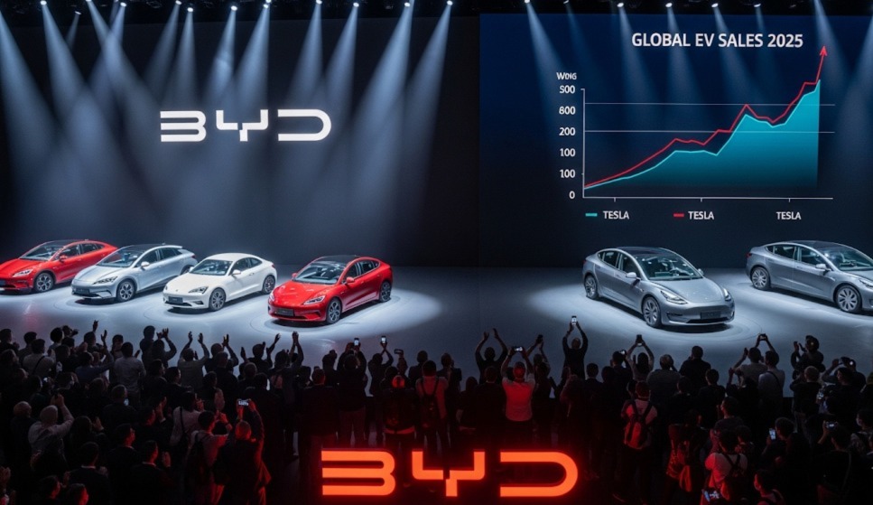 Tesla Panik? BYD Jadi Raja EV Dunia 2025, Elon Musk Terancam Kehilangan Tahta!