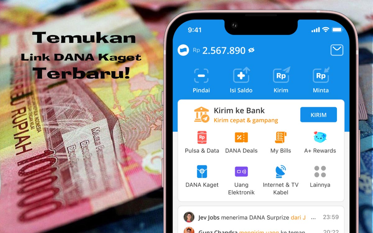 Kejutan THR! Klaim Saldo Gratis dari DANA Kaget Terbaru, Bisa Cair Rp100.000 ke E-Wallet