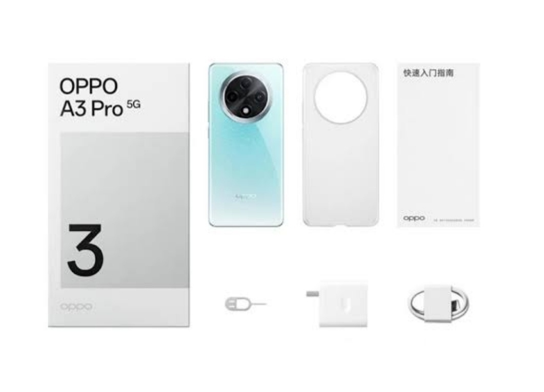 Oppo A3 Pro 5G, HP dengan Sensor Kamera Samsung ISOCELL JN1 1/2.76 Inci 0.64um Piksel