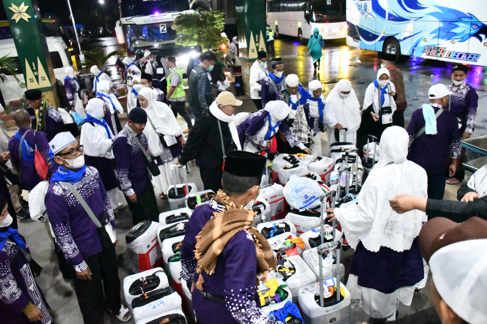 Seorang Jemaah Haji Kloter 18 Debarkasi Palembang, Ikut Pulang Melalui Program Tanazul Bersama Kloter 5