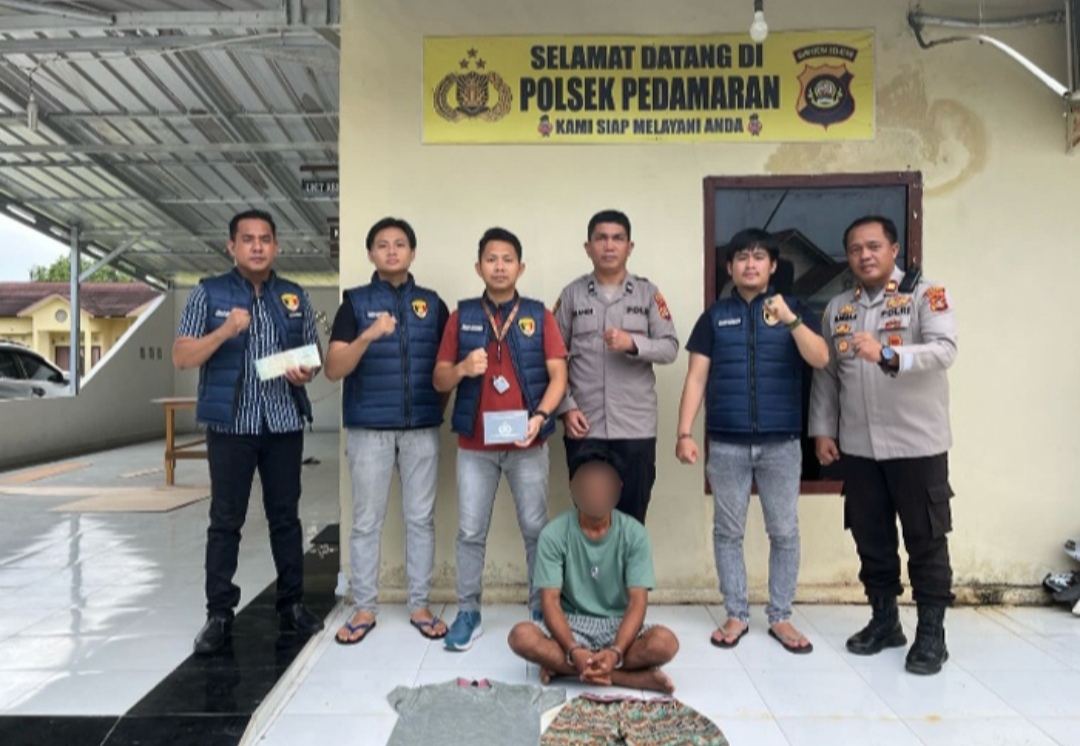 Buron Setahun Pelaku Curanmor Ditangkap Saat Melintas di Desa Muara Baru OKI