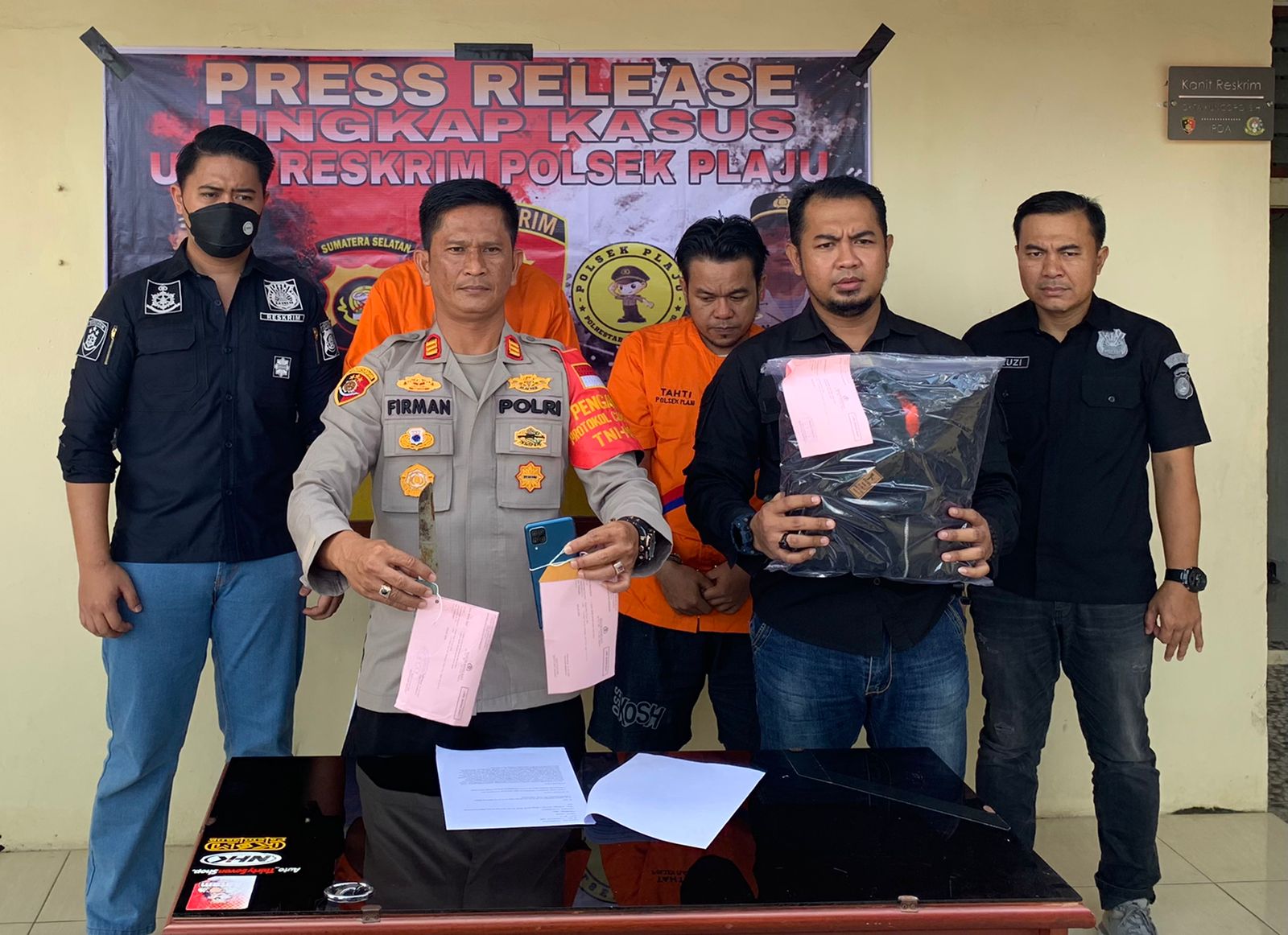 Polisi Ringkus Dua Pria  yang Todong Karyawan PT PNM Palembang