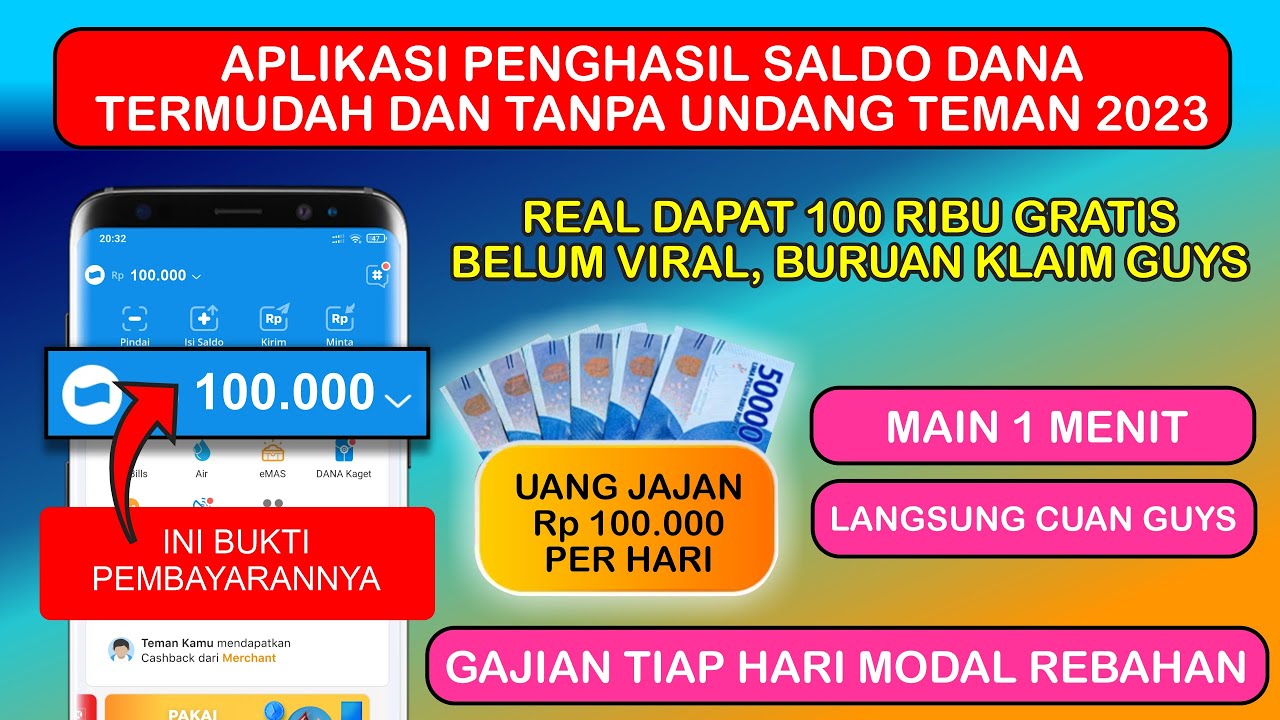 Klaim Sekarang! Link Saldo DANA Kaget Kembali Dirilis, Satu Klik Dapat Cuan Rp100.000