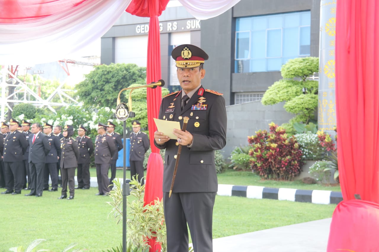 Pimpin Upacara Peringatan Hari Lahir Pancasila, Kapolda Sumsel: Teguhkan Komitmen Terhadap Ideologi Bangsa