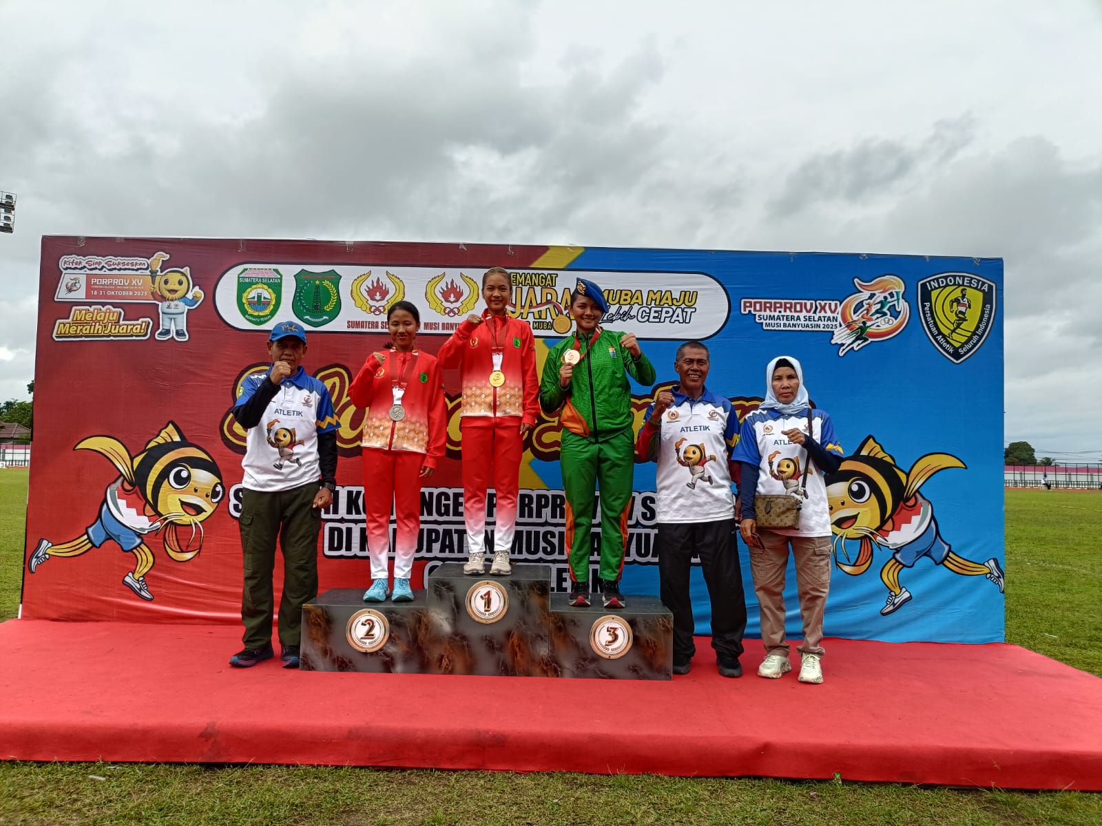 Membanggakan 2 Atlet Puteri Muba Sabet Emas dan Perak Cabor Atletik di Porprov XV 2025