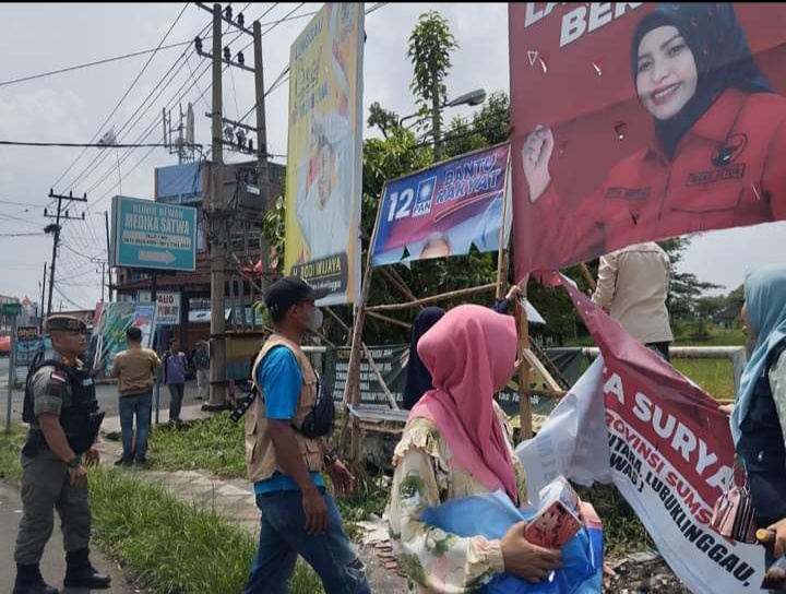 APK Caleg Dipasang di Lahan Milik TNI di Lubuklinggau, Begini Reaksi Bawaslu