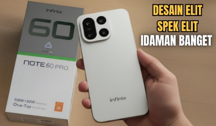 Desain Premium dan Fitur Canggih Infinix Note 60 Pro Sebagus Ini, Ponsel Kelas Menengah Rasa Flagship