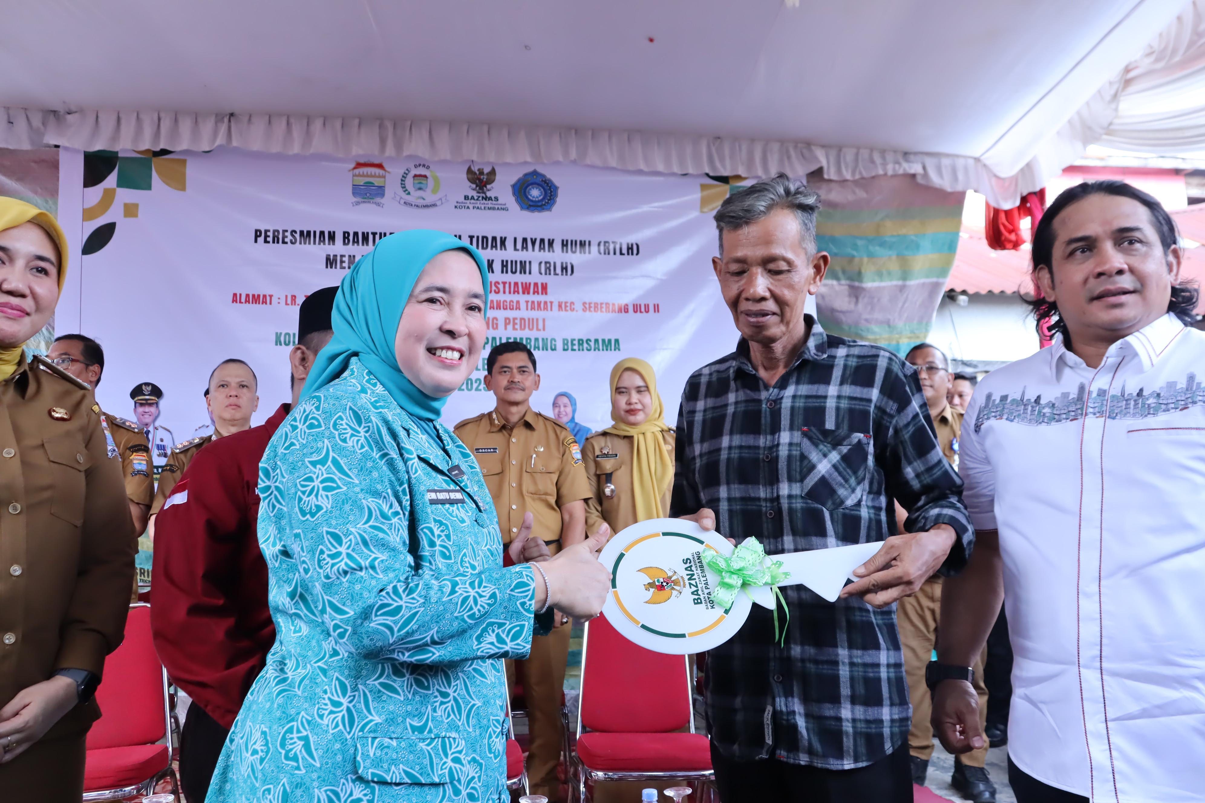 Sudah Rampungkan 25 Rumah, Pemkot Palembang dan Baznas Targetkan Rehab 46 RTLH pada Tahun Ini