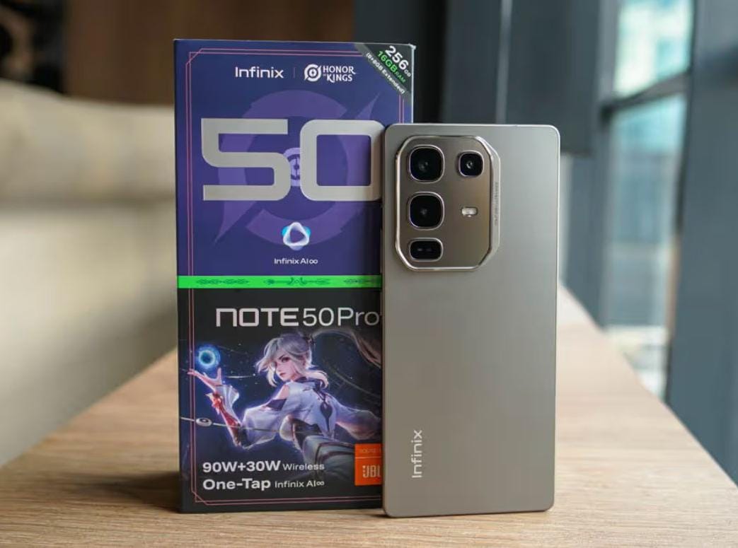 Infinix Note 50 5G Bawa Desain Metal Lengkap Dengan IP64 dan Bio Active Halo