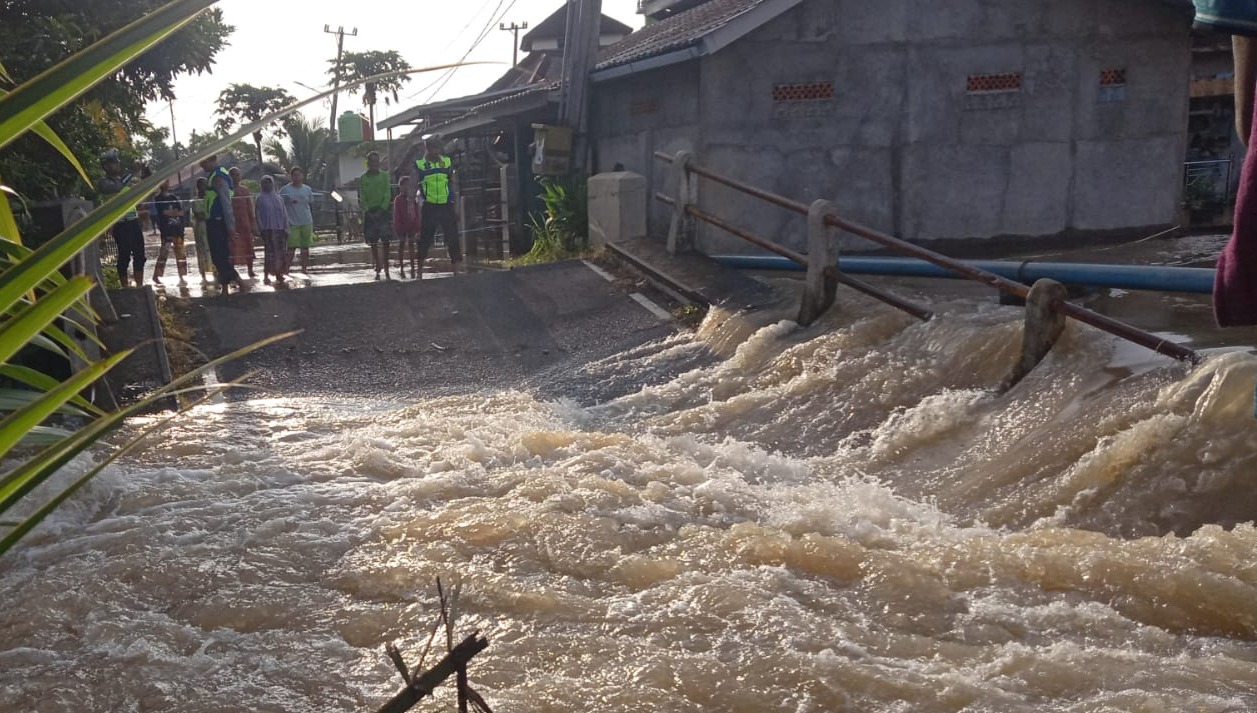 Jembatan Payaputat Prabumulih yang Putus Akibat Banjir Bakal Dibangun Gunakan Biaya Ini