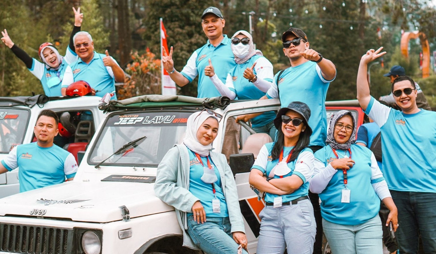 Pacu Adrenalin di Jeep Tour Tawangmangu, Peserta Dibikin Teriak Histeris 