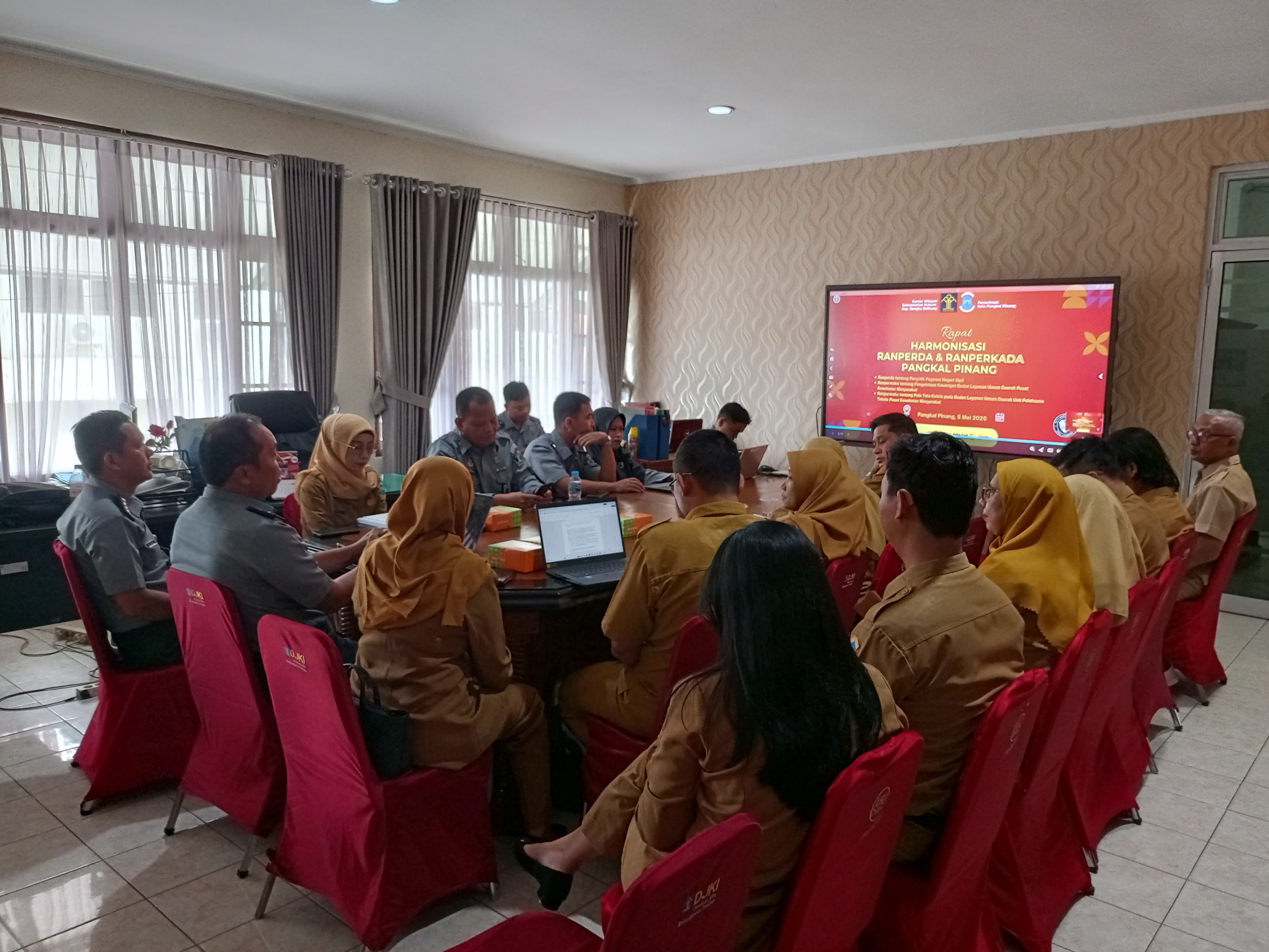 Kemenkum Babel Pimpin Harmonisasi Ranperda dan Ranperwako untuk Perbaikan Tata Kelola di Pangkal Pinang