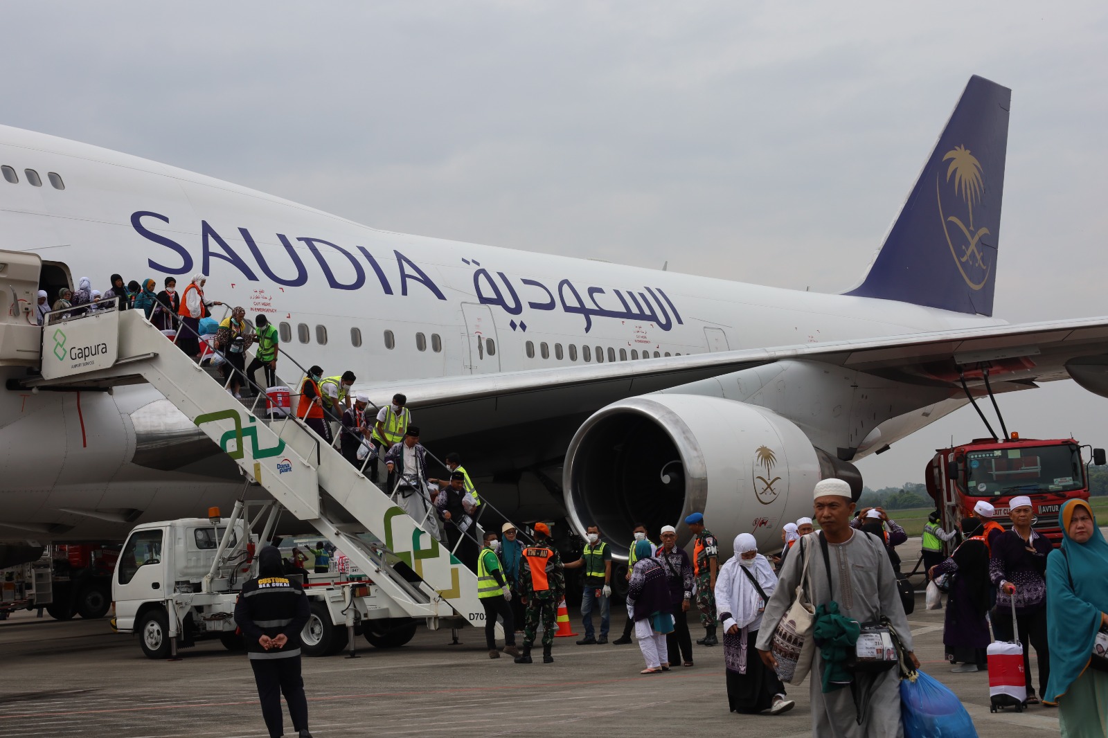 Kloter 2 Debarkasi Palembang Tiba di Tanah Air, 2 Jemaah Dirawat di Arab Saudi