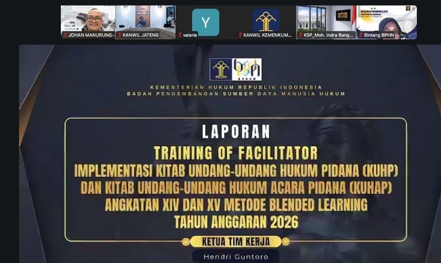ToF KUHP dan KUHAP 2026 Cetak Fasilitator Hukum Profesional