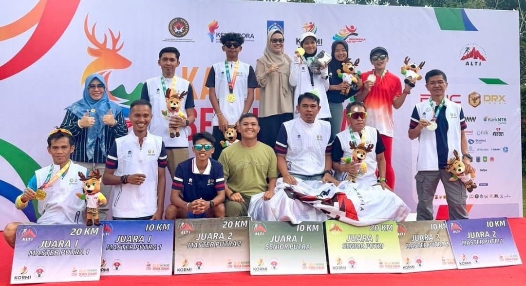 MENYALA! ALTI Sumsel Juara Umum Fornas VIII NTB 2025, Ini Daftar Peraih Medalinya