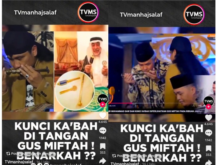 Gus Miftah Kembali Bikin Geger Warganet, Pamerkan Kunci Ka'bah hingga Dicium Ganjar Pranowo-Deddy Corbuzier