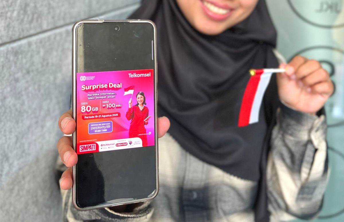 Surprise Deal Merdeka Internet Telkomsel, Kuota 80GB Mulai Rp100.000 & Akses Perplexity Pro selama 1 tahun