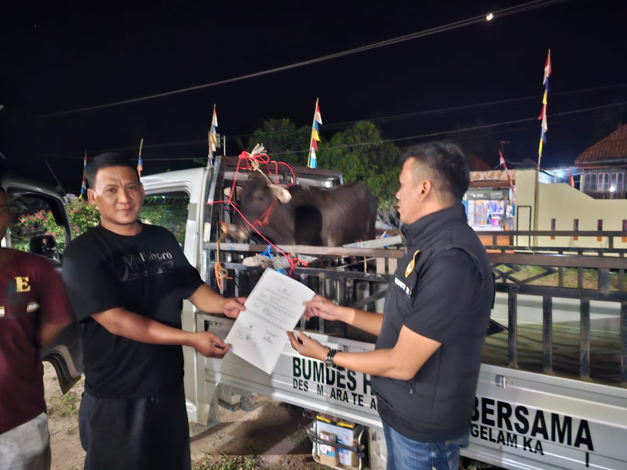 Diduga Hendak Dicuri, Seekor Sapi Jantan Milik Bumdes Ditemukan Warga Terikat di Pohon