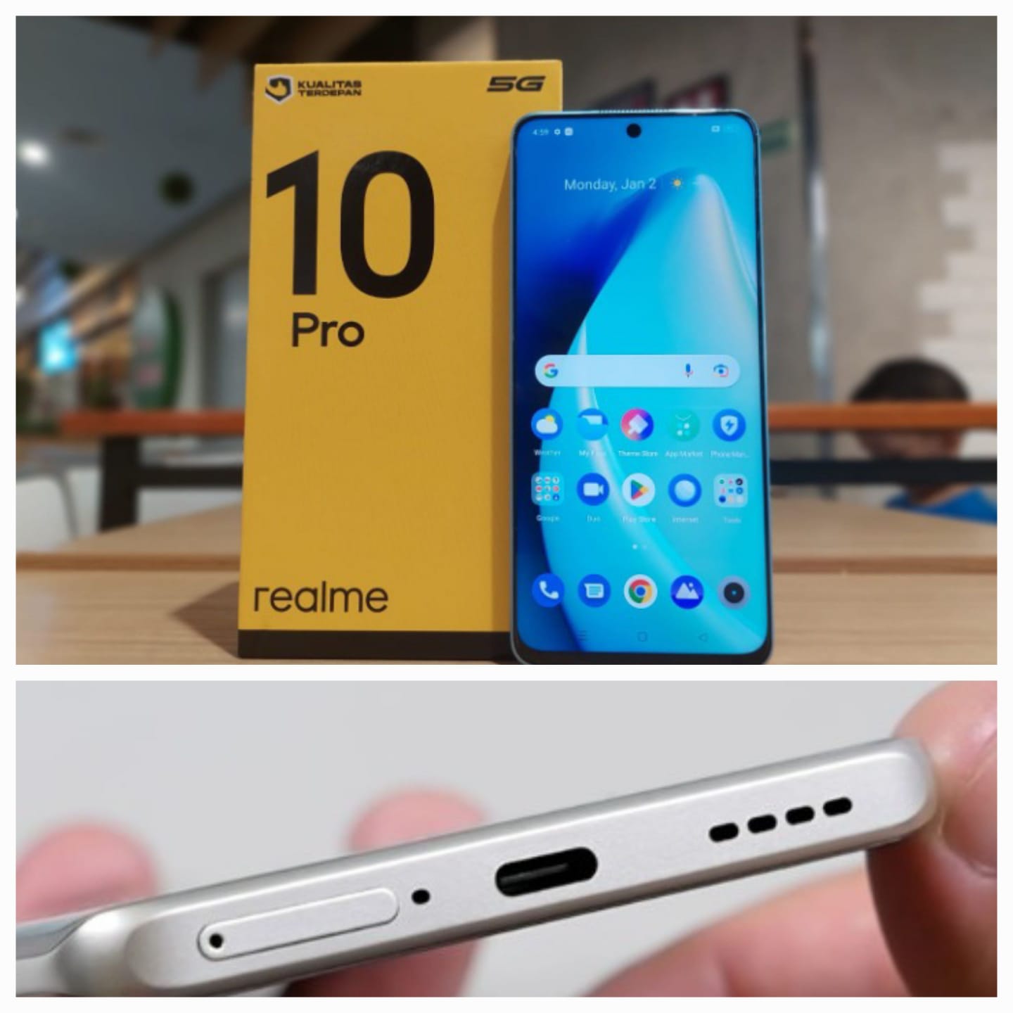 Realme 10 Pro+5G, Harga Murah Rp 3 Jutaan, Nikmati Musik Stereo dengan 2 Buah Speaker, Sambil Rebahan Bro!  