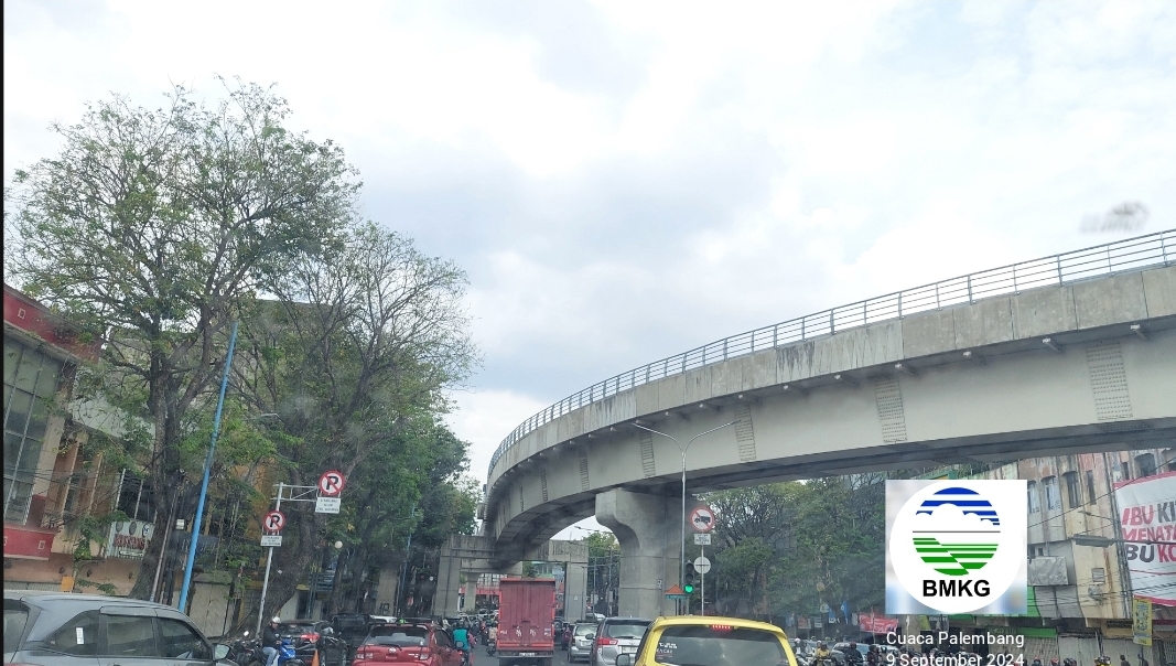 Cek Begini Cuaca Palembang Hari Ini, 9 September 2024  Mulai Hujan Ringan Hingga Berawan Tebal Sepanjang Hari