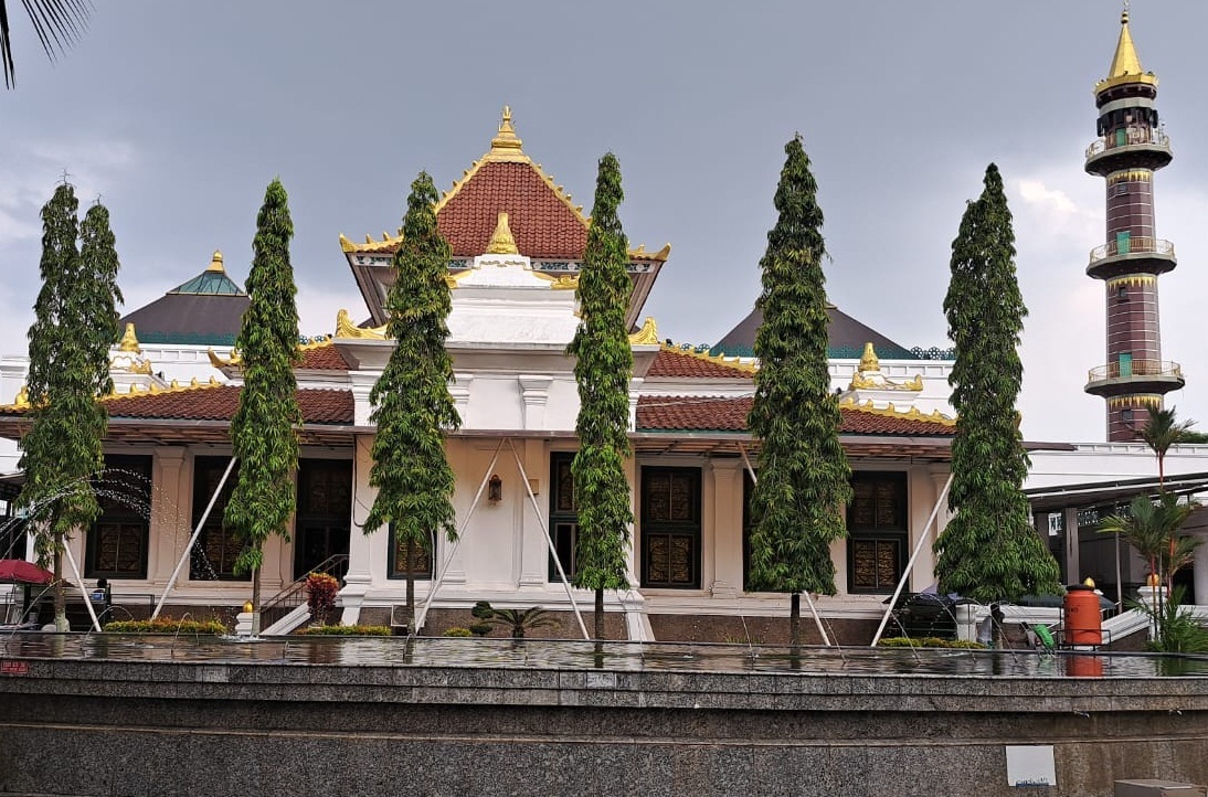 Masjid Agung Palembang, Atur Shaf Laki-Laki dan Perempuan Agar Tidak Bercampur Saat Shalat Ied 