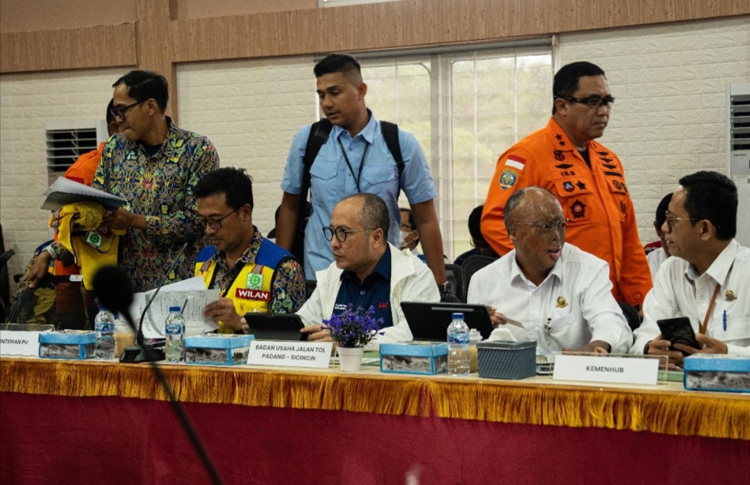 Hadiri Koordinasi Lintas Sektor, Hutama Karya Bantu Pulihkan Akses Terdampak di Sumbar