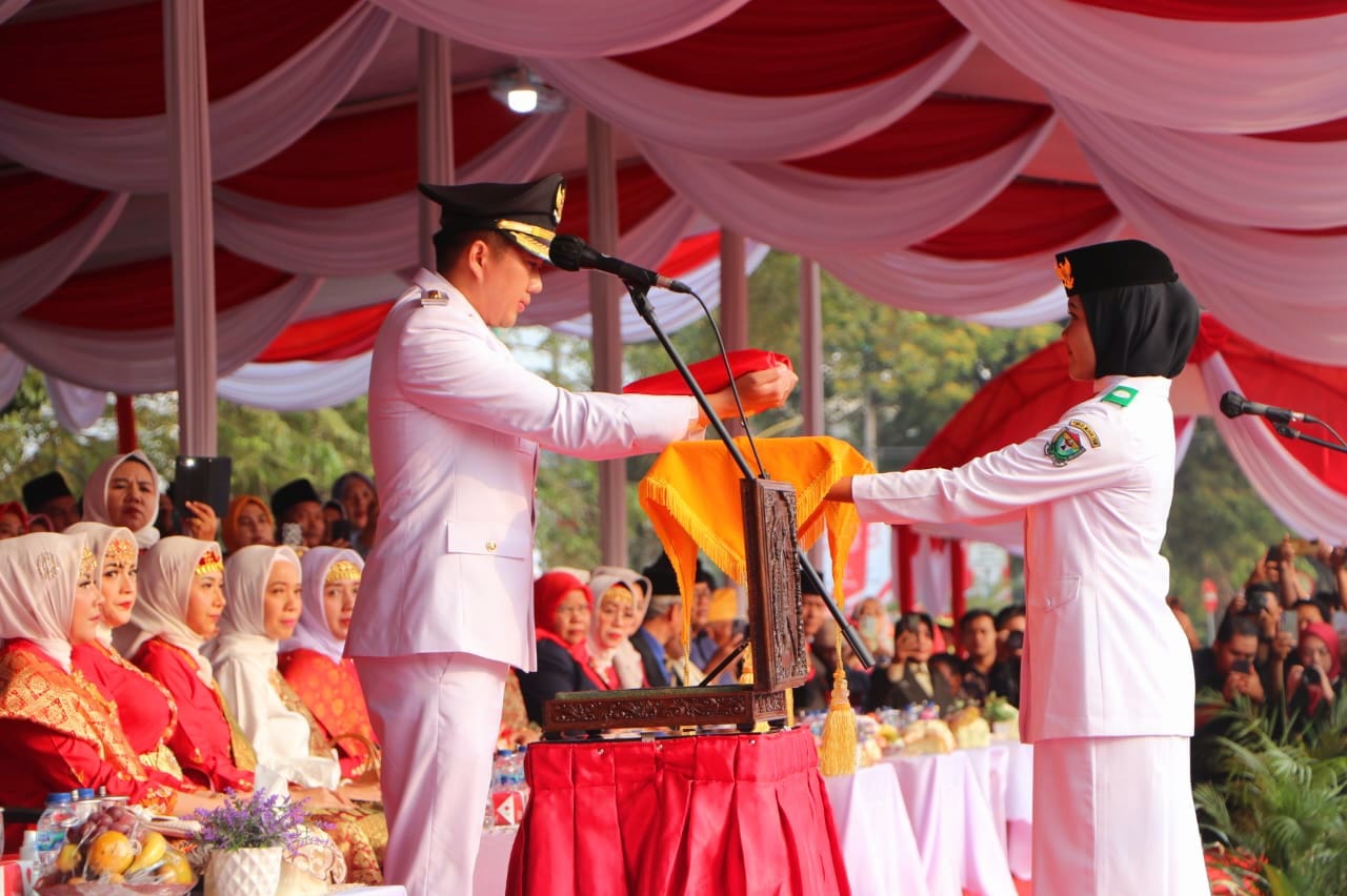 Plt Bupati Muara Enim Pimpin Upacara Peringatan HUT RI Ke-78 Berlangsung Khidmat
