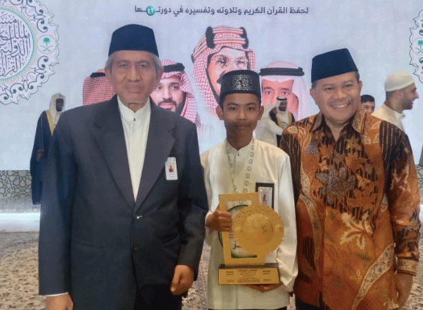  Usianya 13 Tahun, Hafiz Asal Sumut Zahran Juara 2 Musabaqah Hafalan Al-Qur'an Internasional