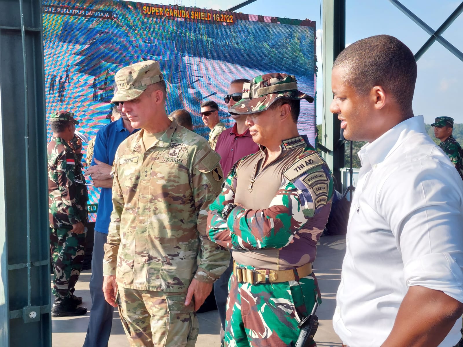 Panglima TNI Jendral Andika Tinjau Calfex Super Garuda Shield 2022