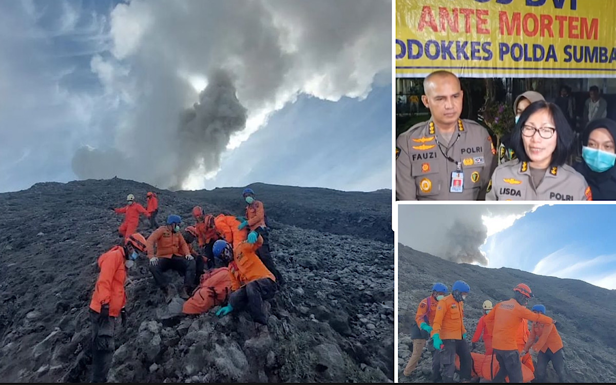 16 Korban Meninggal Erupsi Gunung Marapi Teridentifikasi di RS Achmad Mochtar Sumatera Barat