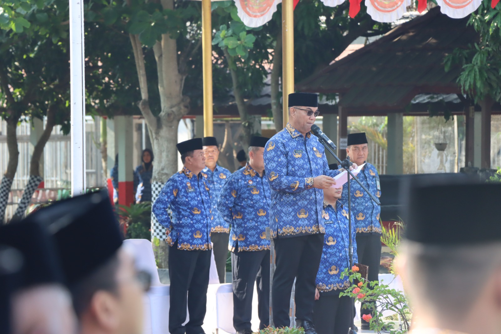 Semangat Kepahlawanan Mewarnai Peringatan Hari Pahlawan 2024 di Kanwil Kemenkumham Sumsel