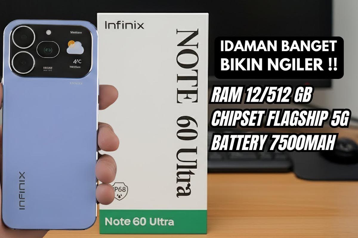 Infinix Note 60 Ultra Tawarkan Layar Mulus, Baterai Besar, Tampil Keren 
