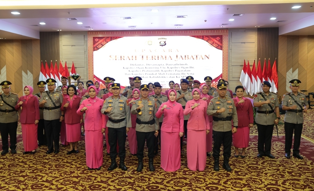 Kapolda Sumsel Rotasi 10 PJU dan Kapolres, Ini Daftar Lengkap Pejabat Baru