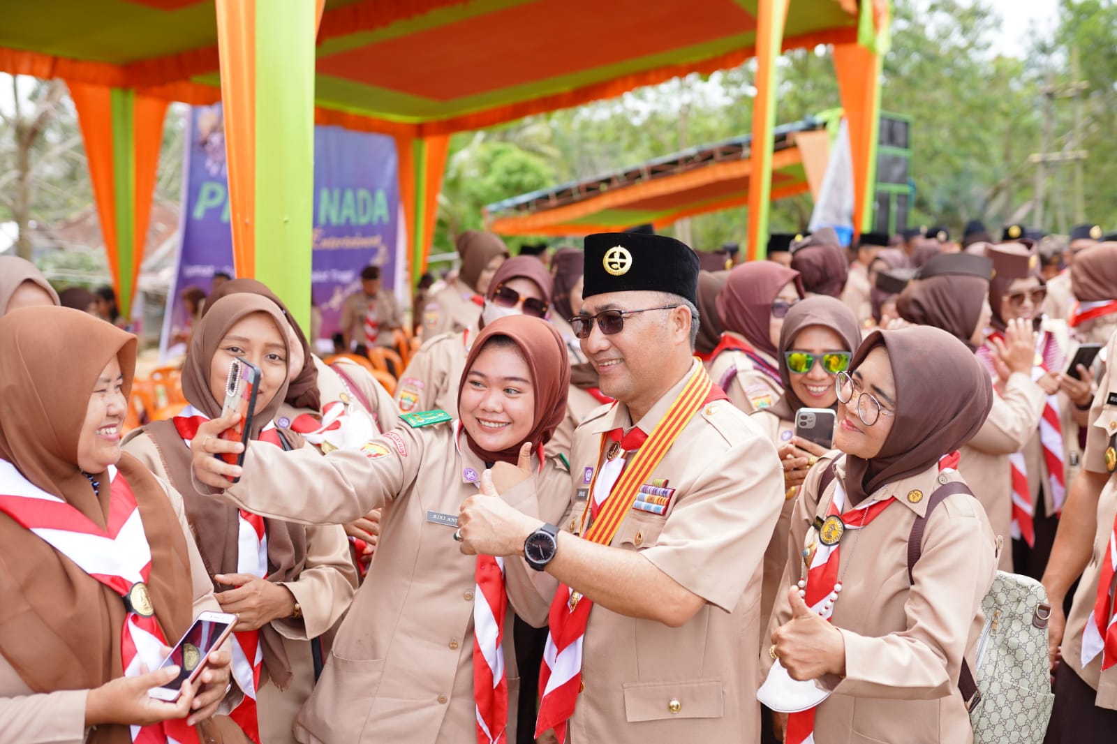 Lewat Pramuka, Pj Bupati Apriyadi Bangun Mental dan Etika Anak Muda di Muba