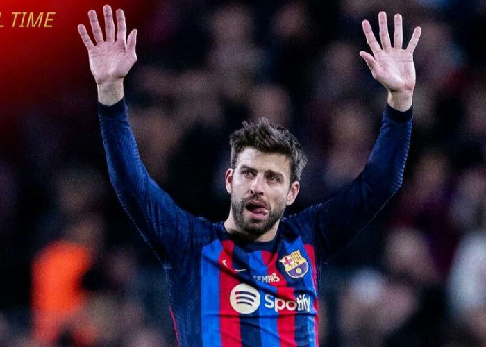 Laga Perpisahan Bek Kawakan Gerard Pique Berlangsung Manis, Barcelona Rebut Puncak Klasemen Tekuk Almeria 2-0