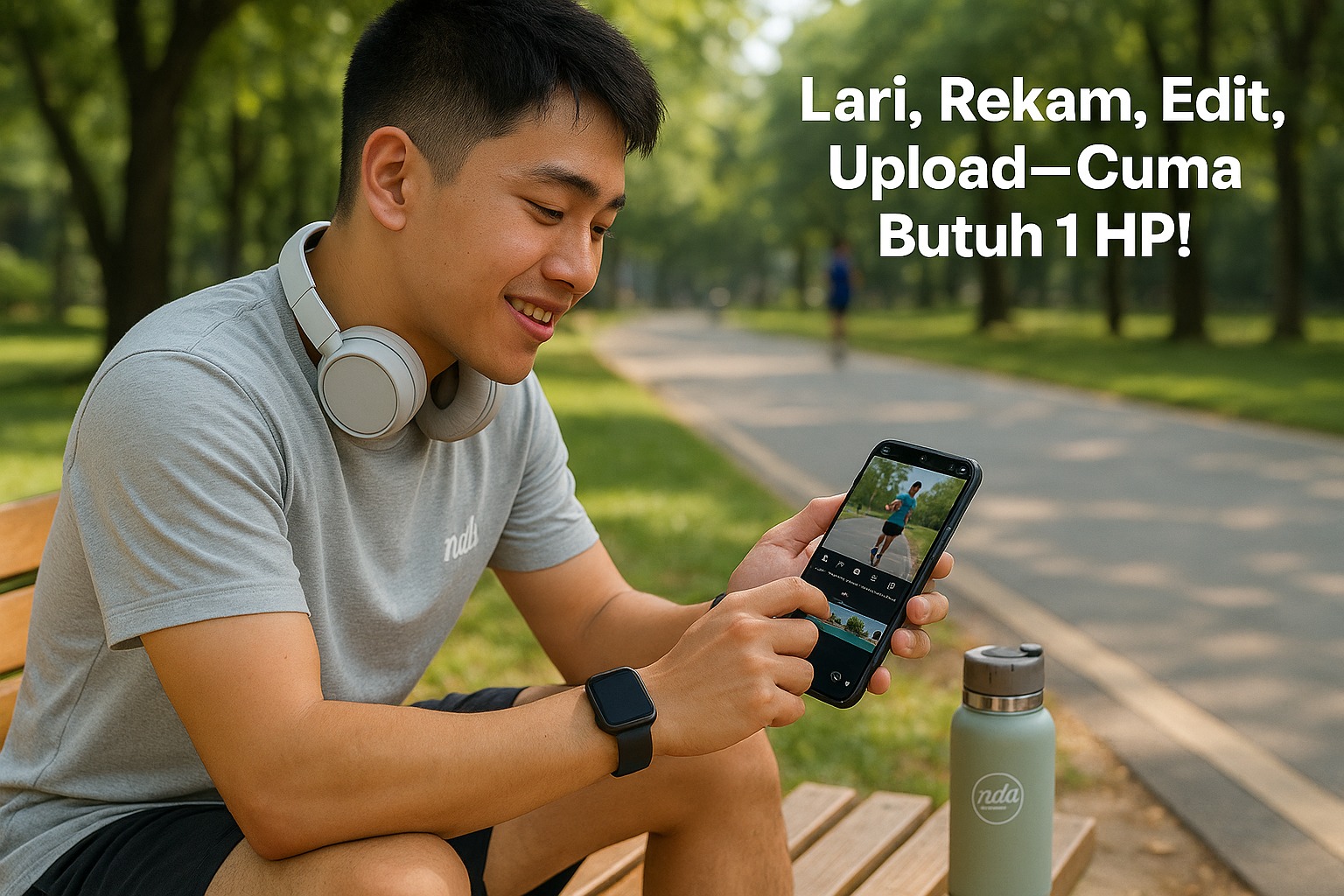 Bikin Editan Konten Lari Lebih Mulus: Coba Samsung Galaxy A35 5G, Jagoan Gen Z Langsung dari Trek
