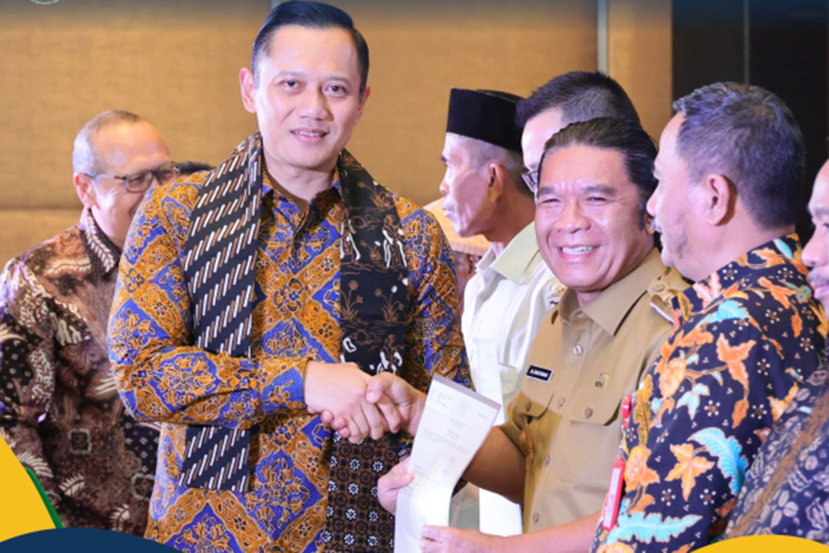 Menteri AHY Berikan Sertifikat Tanah Elektronik: Langkah Nyata untuk Keadilan Agraria di Banten