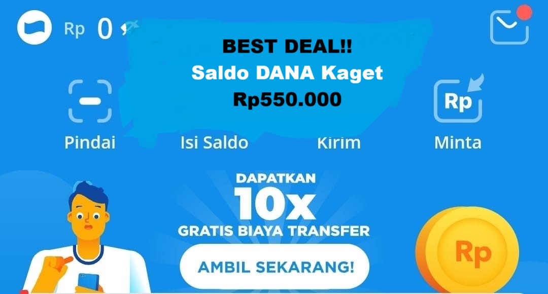 BEST DEAL Hari ini! Buruan Klik Link Saldo DANA Rp550.000, Cara Klaim Uang Gratis Mudah, Anak Kecil Juga Bisa!