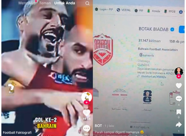 Netizen Indonesia Kembali Resah Usai Wasit Terekam Selebrasi Bersama Bahrain hingga Heboh Situs Web di Retas