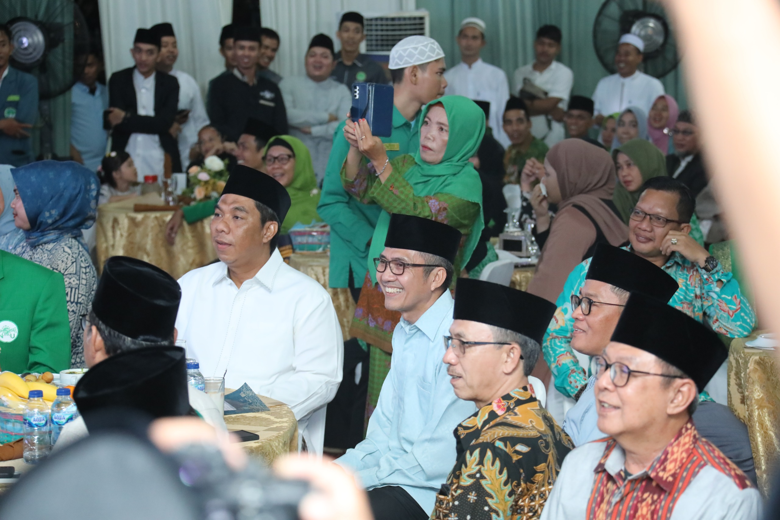 Antusias Warga Nahdlatul Ulama Ramaikan Halal Bihalal Bersama Pj Wali Kota Palembang