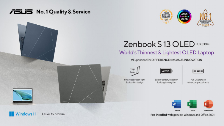 Review ASUS Zenbook S13 OLED UX5304, Makin Tipis, Makin Kenceng